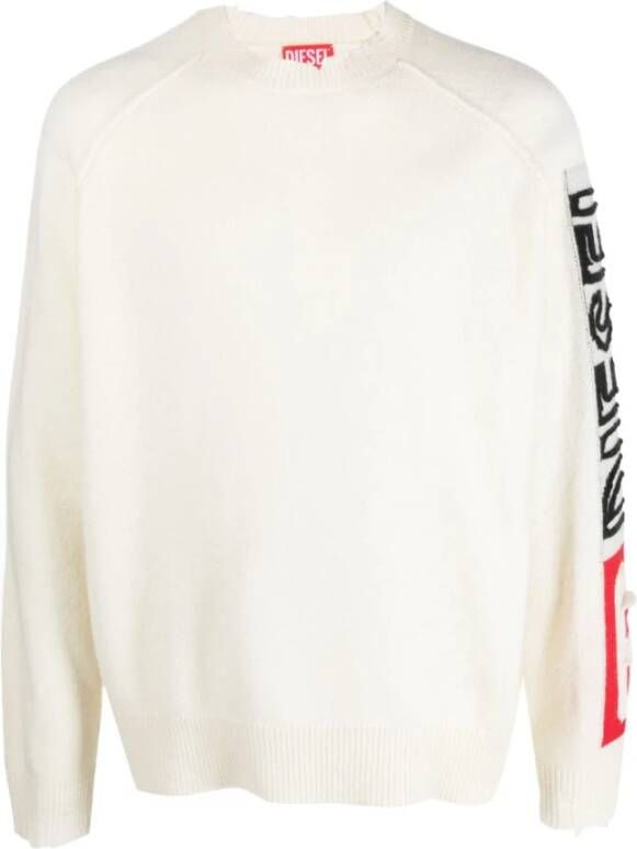 Diesel K-Saria-A sweater White Heren