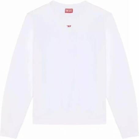 Diesel Comfortabele en stijlvolle S-Ginn-D Sweatshirt White Heren