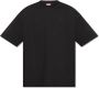 Diesel Zwarte Geribbelde Crew Neck T-shirts en Polos Black Heren - Thumbnail 1