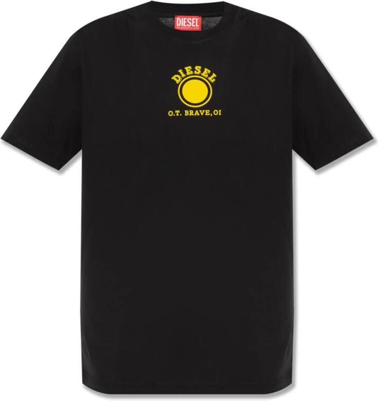 Diesel T-Just-K4 T-shirt Zwart Heren