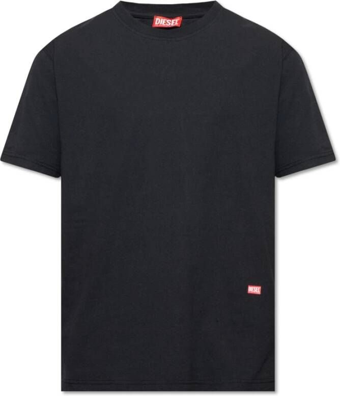 Diesel T-Just-L8 T-shirt Zwart Heren