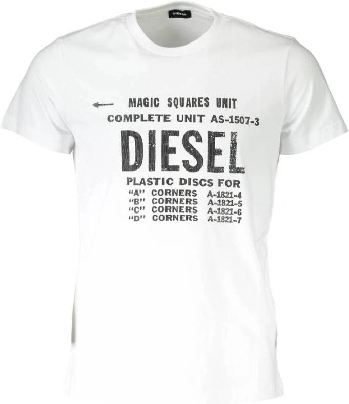 Diesel T-shirt Wit Heren