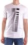 Diesel Klassiek Wit Katoenen T-Shirt voor Heren White Heren - Thumbnail 1