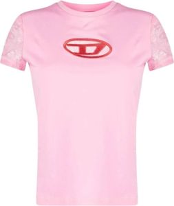 Diesel T-Shirts Roze Dames