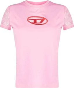 Diesel T-Shirts Roze Dames