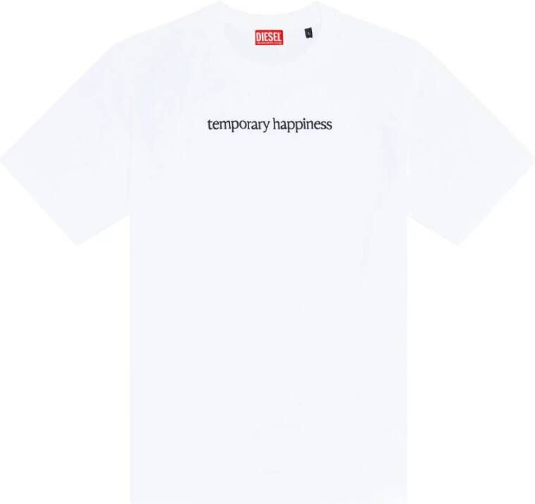 Diesel T-Shirts Wit Heren