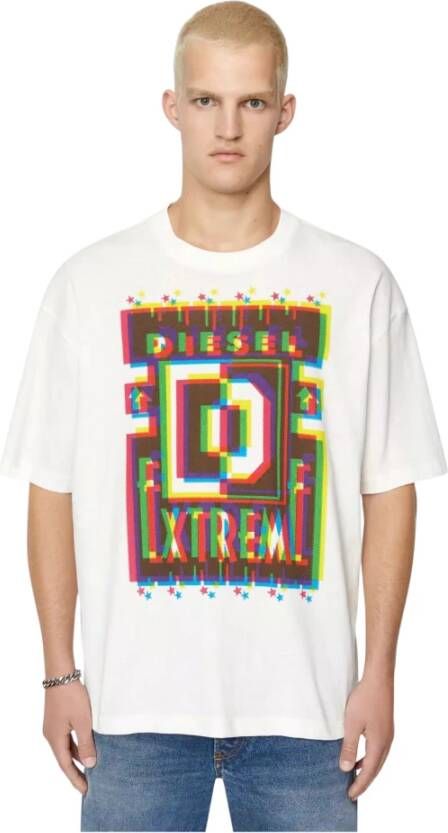 Diesel T-shirts Wit Heren