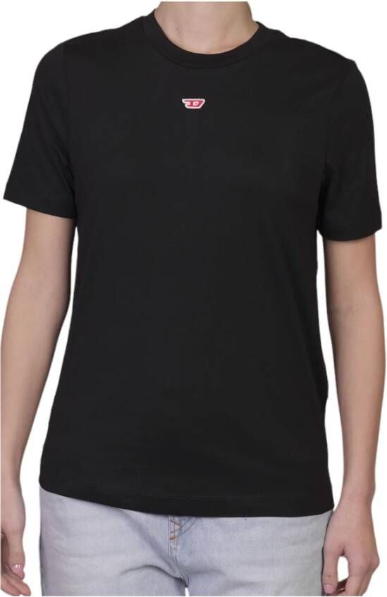 Diesel T-Shirts Zwart Dames