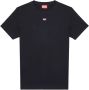 Diesel Basic Slim-Fit Biologisch Katoenen T-shirt Black Heren - Thumbnail 1