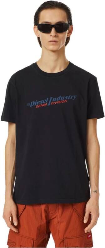 Diesel T-shirts Zwart Heren