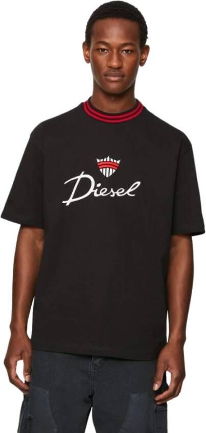 Diesel T-shirts Zwart Heren