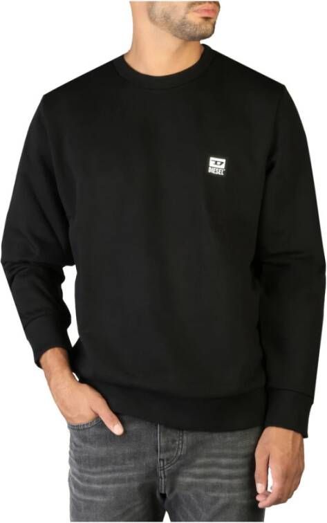 Diesel Trainingsshirt Comfortabele en Stijlvolle Heren Sweatshirt Black Heren