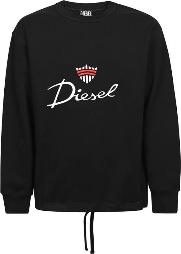 Diesel Trainingsshirt Zwart Heren