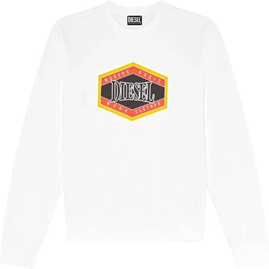 Diesel Trui- K27 Sweat Wit Heren