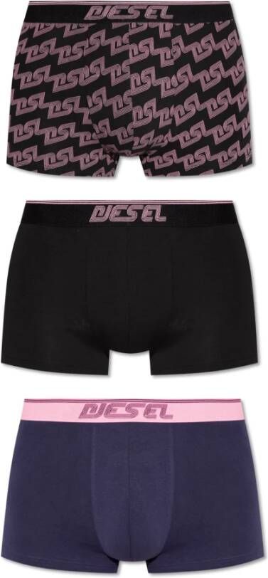 Diesel Umbx-Damienthreepack boxershorts driepak Meerkleurig Heren