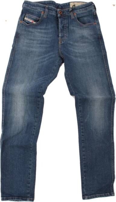 Diesel Upgrade je denimcollectie met deze straight jeans voor heren Blauw Heren