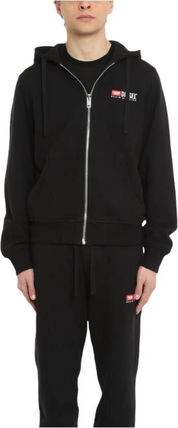 Diesel Urban Cool Zip Hoodie Zwart Heren