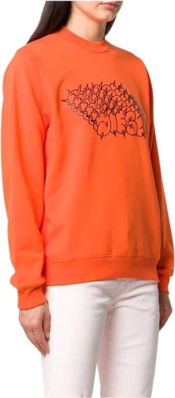 Diesel Vrouwen sweatshirt Oranje Dames