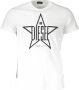 Diesel Wit Katoenen T-Shirt Korte Mouw Ronde Hals Logo Wit Heren - Thumbnail 1