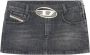 Diesel Zwarte Denim Mini Rok Stijlvol en Comfortabel Zwart Dames - Thumbnail 1