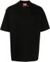 Diesel Relaxed Fit Biologisch Katoenen T-shirt Black Heren - Thumbnail 1