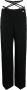 Dion Lee Zwarte V-Wire Straight-Leg Broek Black Dames - Thumbnail 1