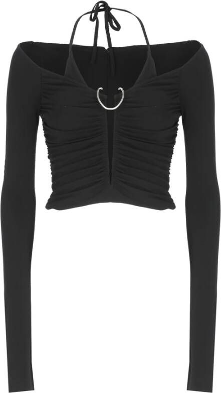 Dion Lee Long Sleeve Tops Zwart Dames