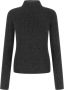 Dion Lee Melange zwarte polyester blend trui Zwart Dames - Thumbnail 1