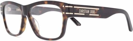 Dior Stijlvolle Originele Bril met Garantie Brown Unisex