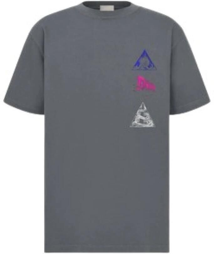Dior Stijlvol T-shirt Gray Heren