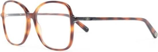 Dior Bruin Havana Optisch Montuur Stijlvol Must-Have Brown Dames