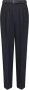 Dior Zwarte Wol Zijde Broek Ss23 Black Dames - Thumbnail 1