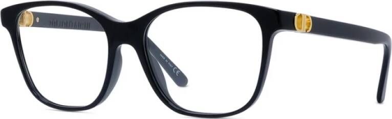 Dior Rechthoekige Vierkante Havana Acetaat Bril Rechthoekige Vierkante Zwarte Acetaat Bril Brown Black Dames Unisex