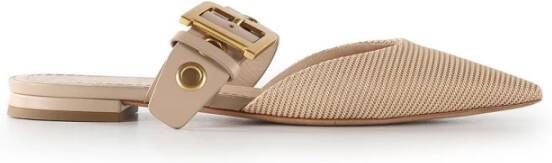 Dior Vintage Flats Beige Dames