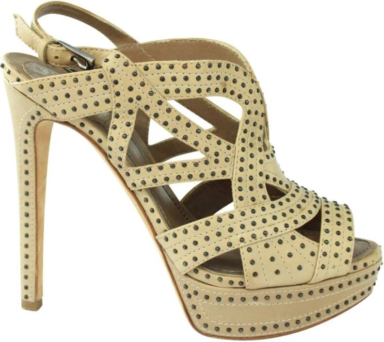 Dior Vintage Heels Beige Dames
