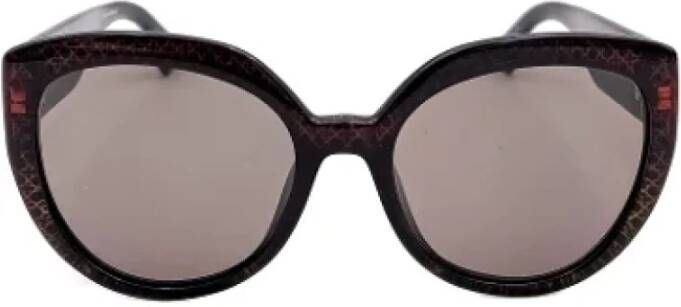 Dior Vintage Pre-owned Acetate sunglasses Bruin Dames