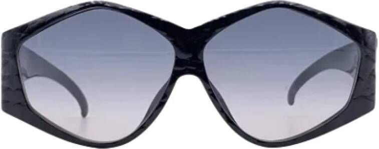 Dior Vintage Pre-owned Acetate sunglasses Zwart Dames