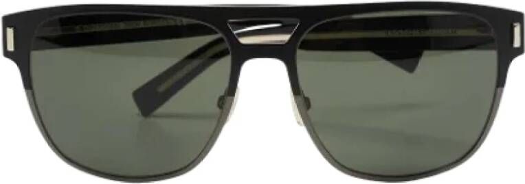 Dior Vintage Pre-owned Acetate sunglasses Zwart Dames