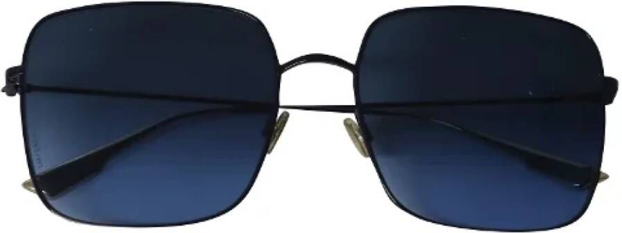 Dior Vintage Pre-owned Acetate sunglasses Zwart Heren