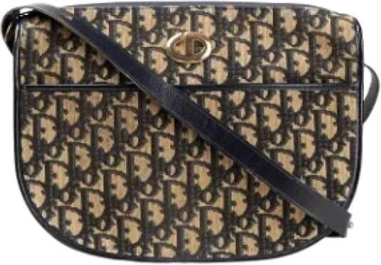 Dior Vintage Pre-owned Canvas dior-bags Beige Dames