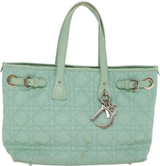 Dior Vintage Pre-owned Canvas dior-bags Blauw Dames