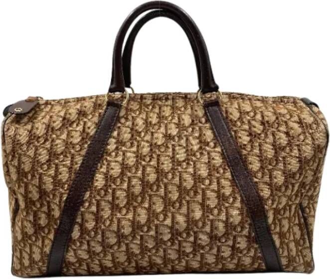 Dior Vintage Pre-owned Canvas dior-bags Bruin Dames