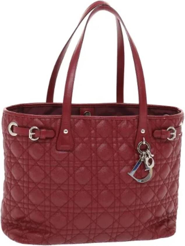 Dior Vintage Pre-owned Canvas dior-bags Red Dames