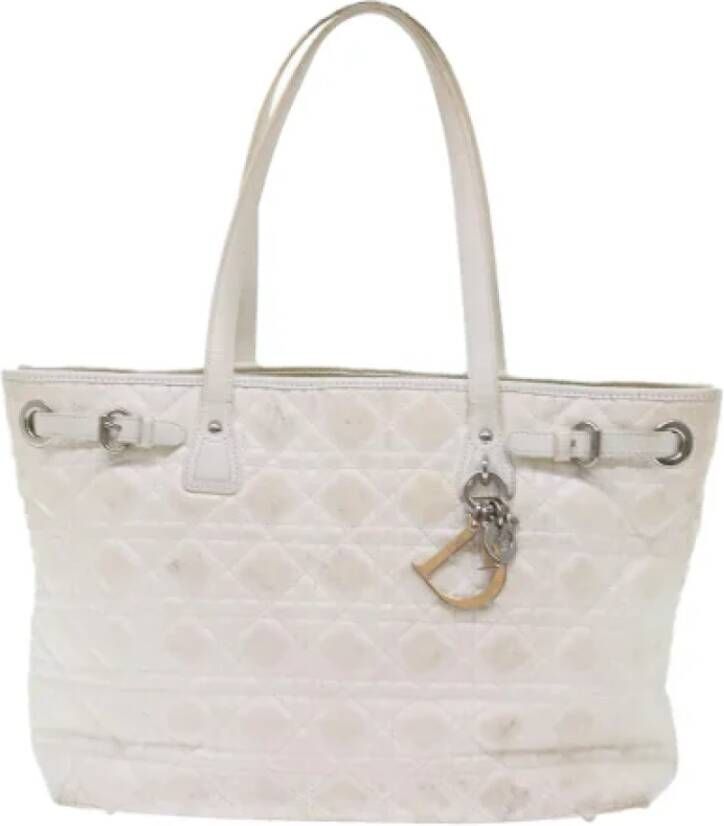 Dior Vintage Pre-owned Canvas dior-bags White Dames