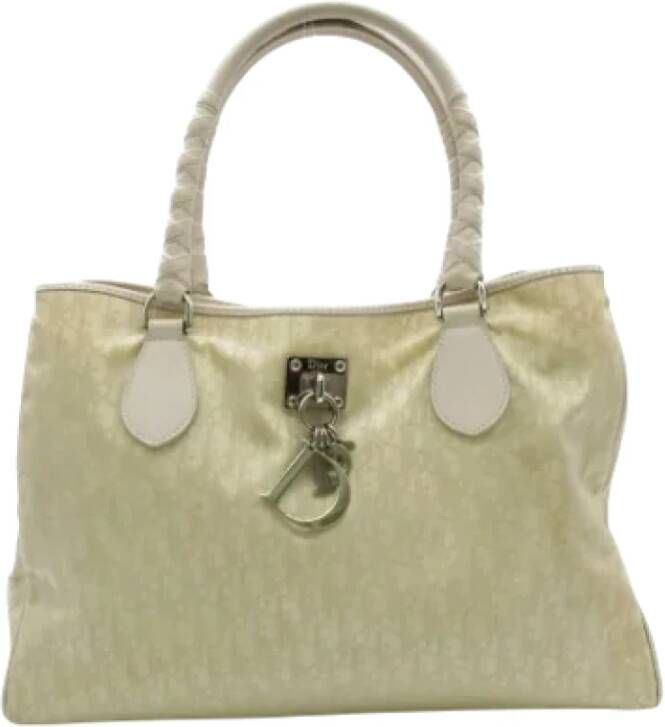 Dior Vintage Pre-owned Canvas dior-bags White Dames