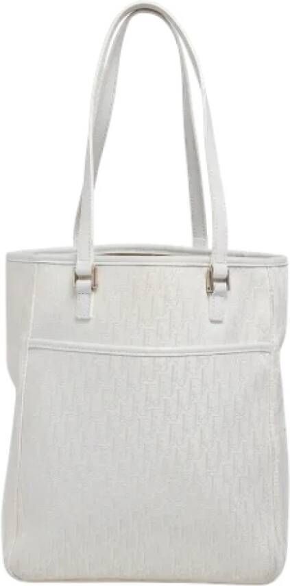 Dior Vintage Pre-owned Canvas dior-bags White Dames