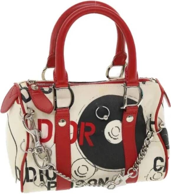 Dior Vintage Pre-owned Canvas dior-bags White Dames