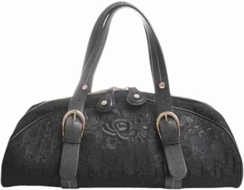 Dior Vintage Pre-owned Canvas dior-bags Zwart Dames