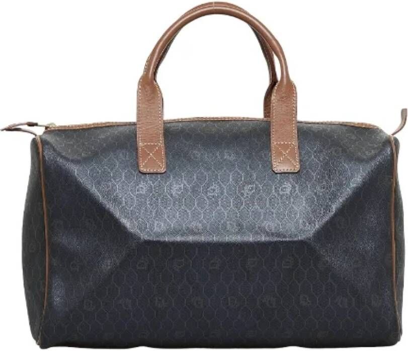 Dior Vintage Pre-owned Canvas handbags Zwart Dames