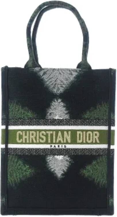 Dior Vintage Pre-owned Canvas totes Groen Dames